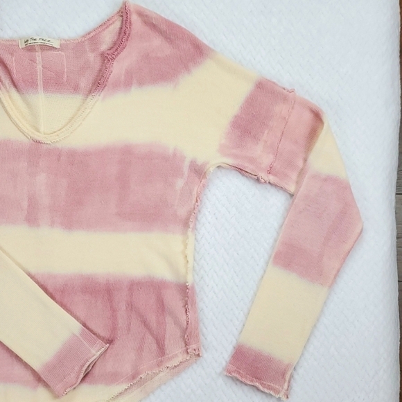 We the Free "Come and Get it" Striped V-Neck Longsleeve Thermal Size Small - Picture 11 of 17